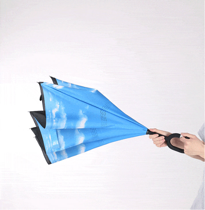 RAINAWAY™ DOUBLE-LAYER HANDS-FREE INVERTED UMBRELLA