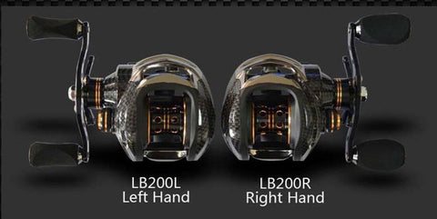 Image of FISHING BAITCASTING REEL 18 BB BALL BEARINGS DOUBLE BRAKE SYSTEM LEFT/RIGHT HAND CASTING