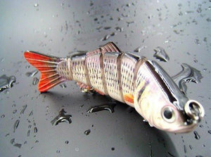 Ultimate Bass Buster 6 Segment Swim Bait - 10 PACK