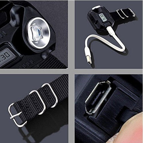 ULTRAFLARE™ Tactical Wrist Watch Light - USB Rechargable *FREE SHIPPING*