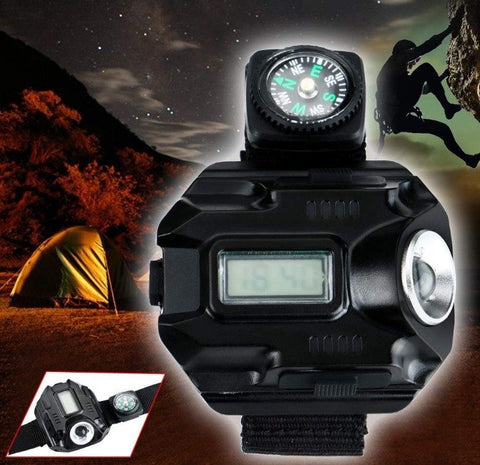 Image of ULTRAFLARE™ Tactical Wrist Watch Light - USB Rechargable *FREE SHIPPING*