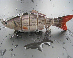 Ultimate Bass Buster 6 Segment Swim Bait - 10 PACK