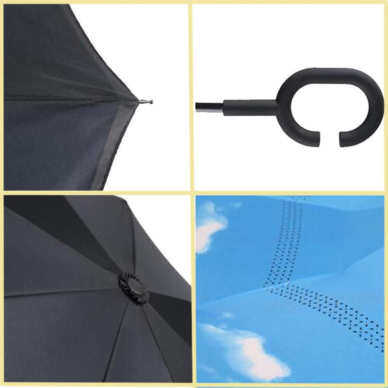 RAINAWAY™ DOUBLE-LAYER HANDS-FREE INVERTED UMBRELLA