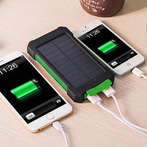 Image of Outdoor Waterproof Power Bank - Solar Powered, Shock Resistant