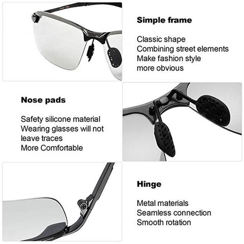 Image of Invincible™ Photochromic Sunglasses with Polarized Lens