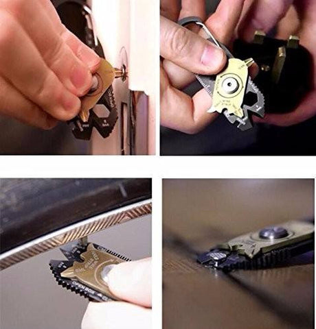 Image of Ultimate 20 in 1 Survival Multi Tool Carabiner