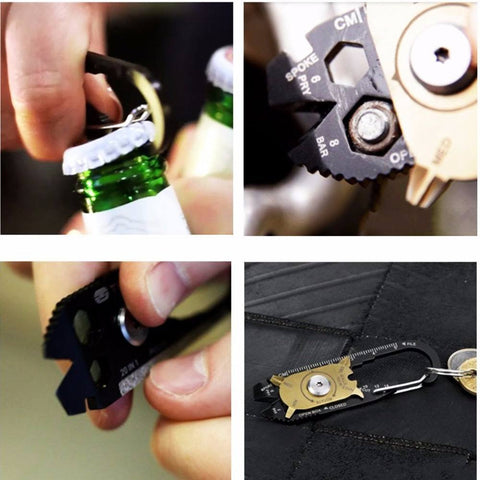 Image of Ultimate 20 in 1 Survival Multi Tool Carabiner