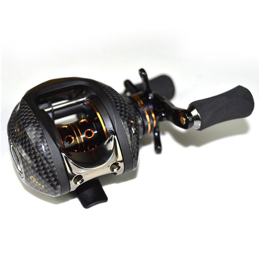 FISHING BAITCASTING REEL 18 BB BALL BEARINGS DOUBLE BRAKE SYSTEM LEFT/RIGHT HAND CASTING