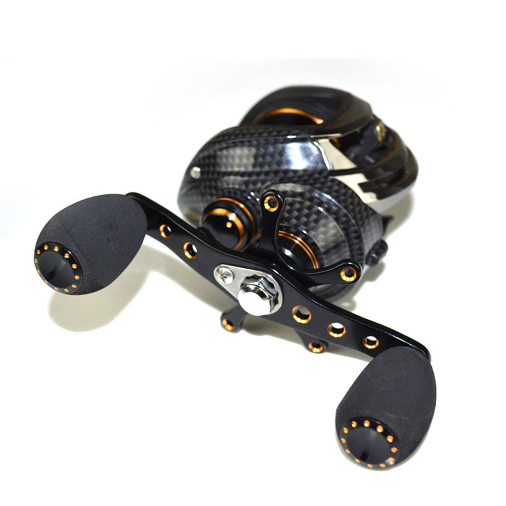 FISHING BAITCASTING REEL 18 BB BALL BEARINGS DOUBLE BRAKE SYSTEM LEFT/RIGHT HAND CASTING