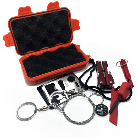 Image of Portable Outdoor Survival Kit / SOS Box