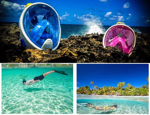 Image of FREE BREATH 180° FULL FACE SNORKEL MASK