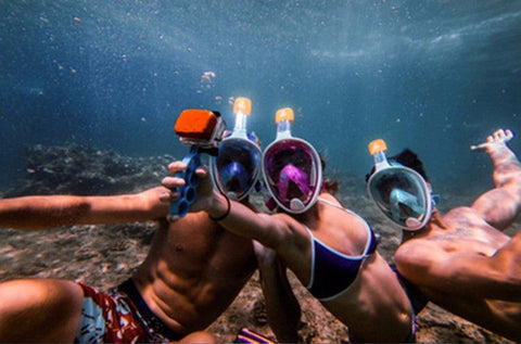 Image of FREE BREATH 180° FULL FACE SNORKEL MASK