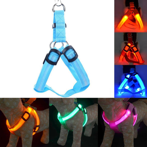 Image of LED NYLON DOG HARNESS