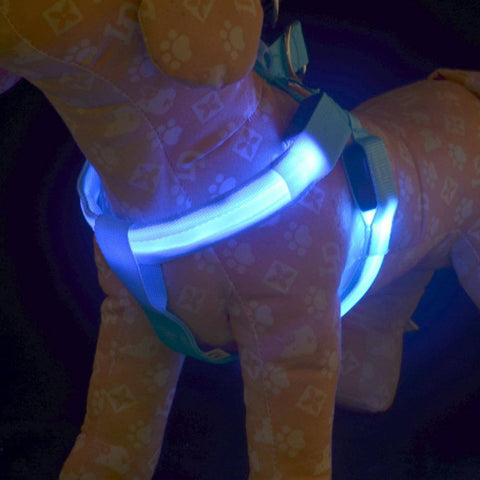 Image of LED NYLON DOG HARNESS