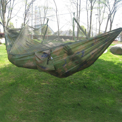 Image of Portable Military Hanging Hammock Bed