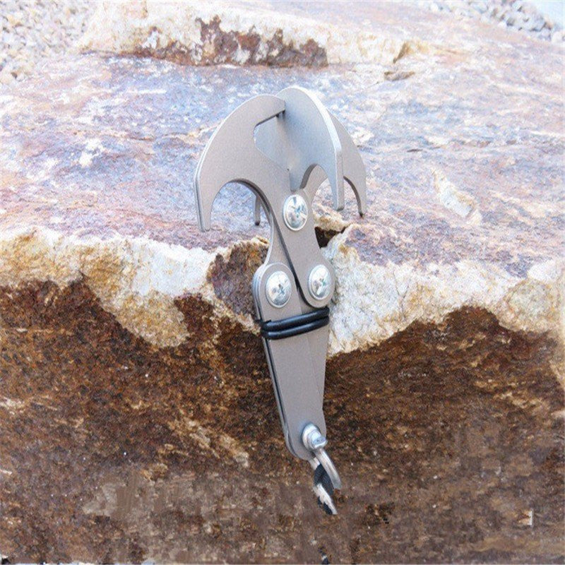 Stainless Steel Gravity Survival Grappling Hook