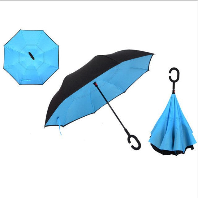 RAINAWAY™ DOUBLE-LAYER HANDS-FREE INVERTED UMBRELLA