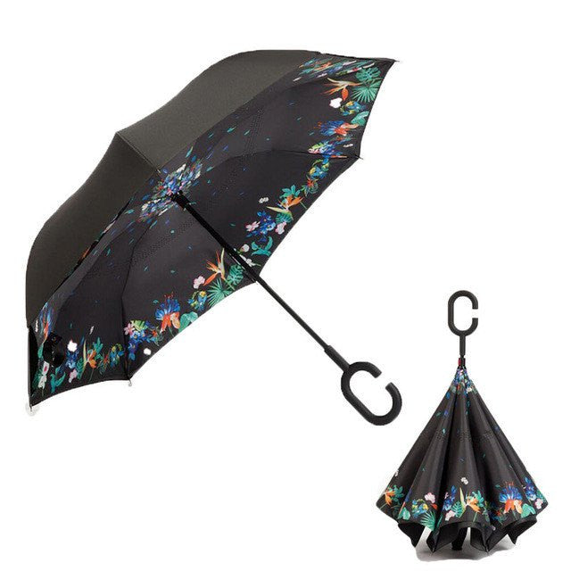 RAINAWAY™ DOUBLE-LAYER HANDS-FREE INVERTED UMBRELLA