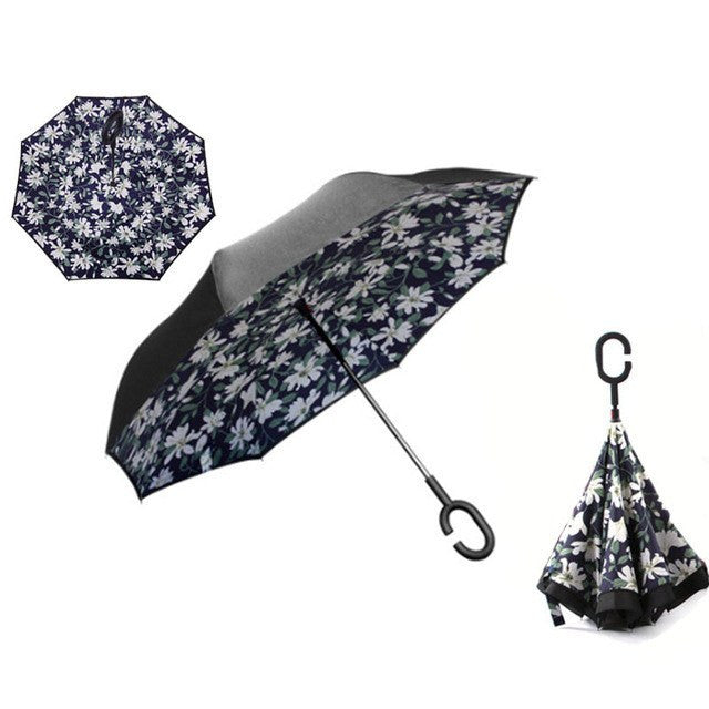 RAINAWAY™ DOUBLE-LAYER HANDS-FREE INVERTED UMBRELLA