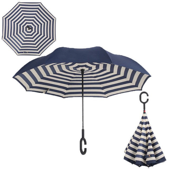 RAINAWAY™ DOUBLE-LAYER HANDS-FREE INVERTED UMBRELLA