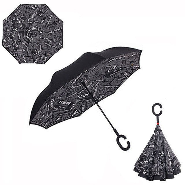 RAINAWAY™ DOUBLE-LAYER HANDS-FREE INVERTED UMBRELLA
