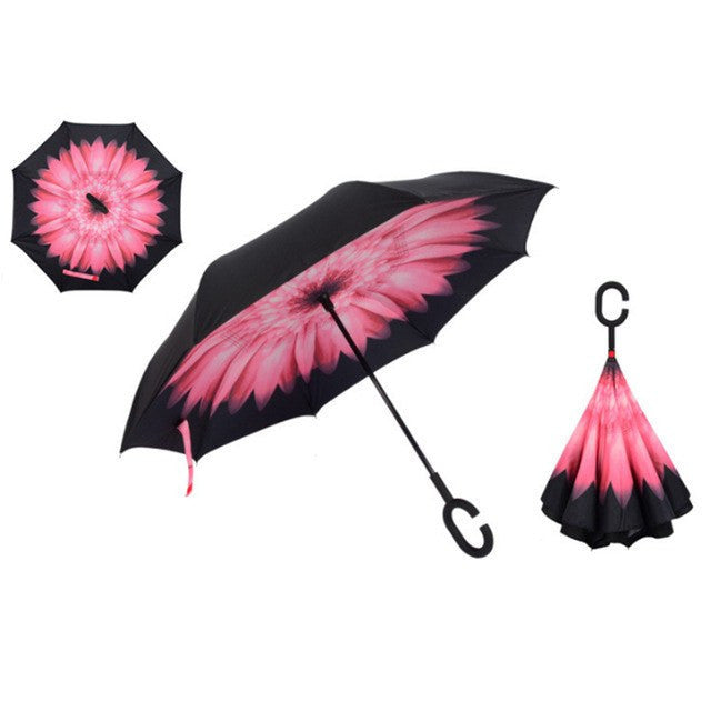RAINAWAY™ DOUBLE-LAYER HANDS-FREE INVERTED UMBRELLA