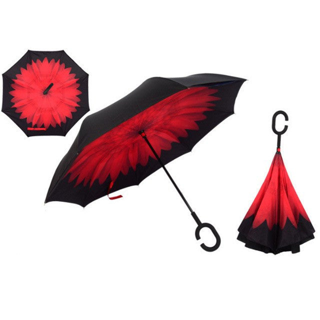 RAINAWAY™ DOUBLE-LAYER HANDS-FREE INVERTED UMBRELLA