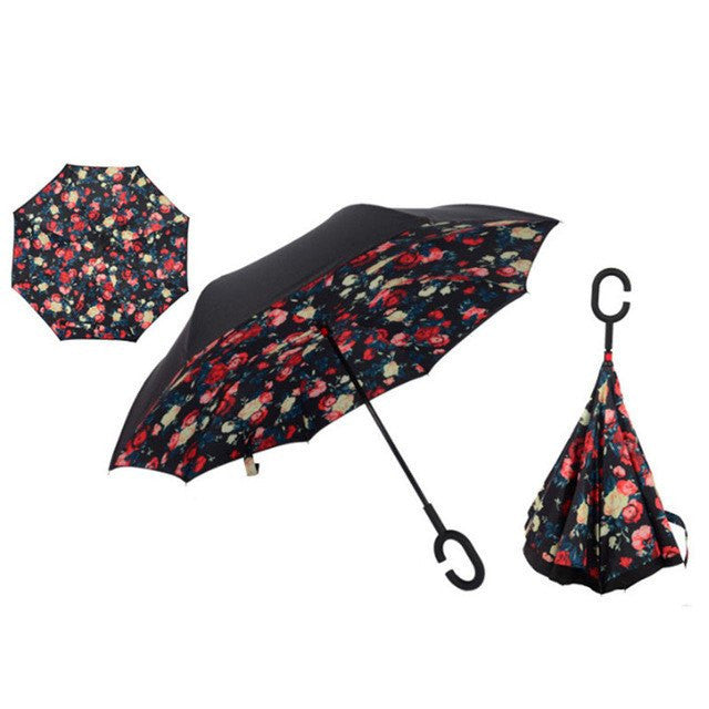 RAINAWAY™ DOUBLE-LAYER HANDS-FREE INVERTED UMBRELLA