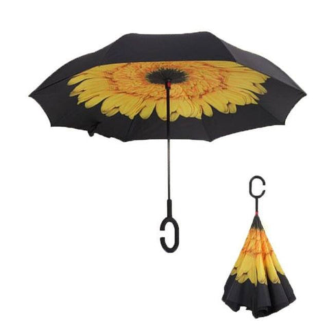 Image of RAINAWAY™ DOUBLE-LAYER HANDS-FREE INVERTED UMBRELLA