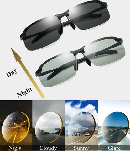 Image of Invincible™ Photochromic Sunglasses with Polarized Lens