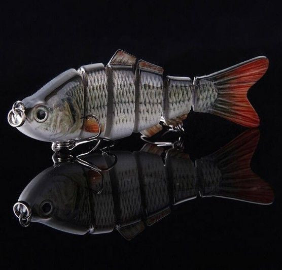 Ultimate Bass Buster 6 Segment Swim Bait Fishing Lure –