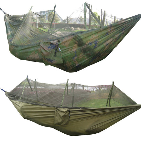 Image of Portable Military Hanging Hammock Bed
